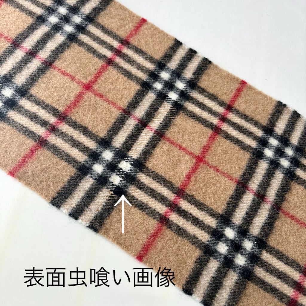 90's VINTAGE Burberrys ノヴァチェック マフラー キャメル