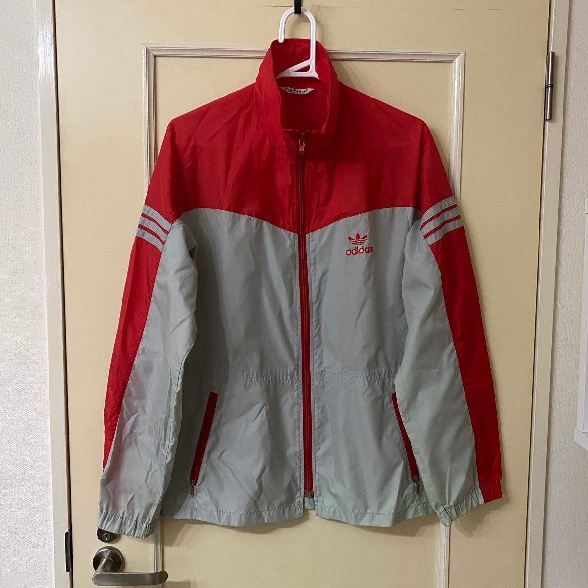 adidas アディダス 90s' ナイロンジャケット バイカラー ツートン