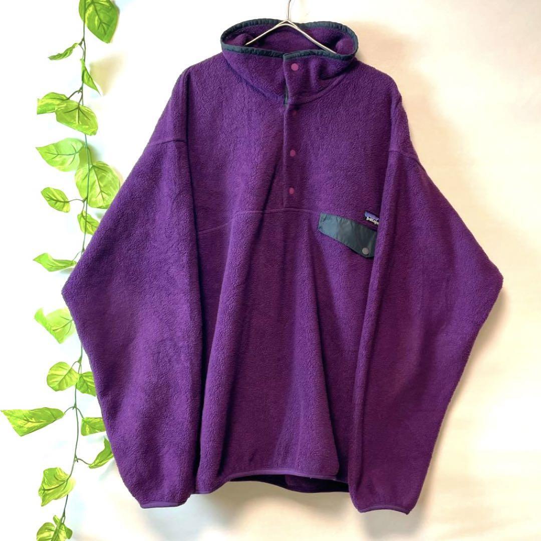 希少カラー/98年USA製/patagonia パタゴニア/シンチラスナップT