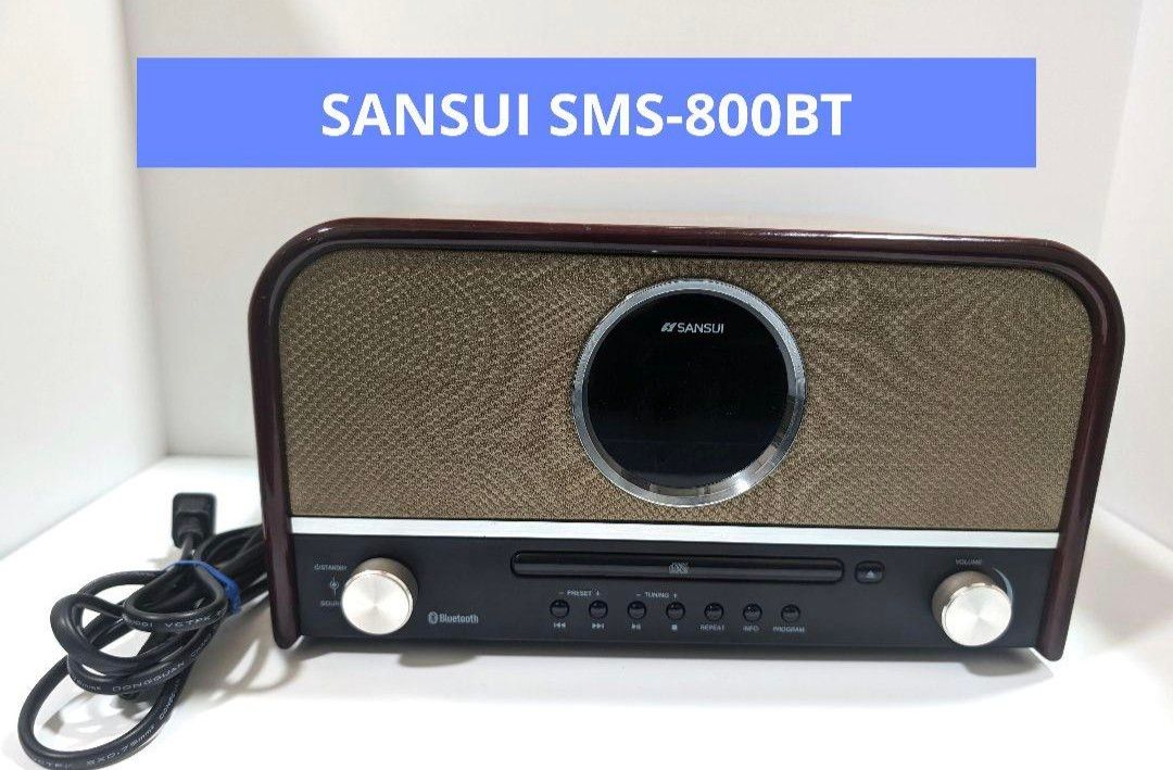 9SAM40 SANSUI SMS-800BT CDステレオシステム SANSUI SMS-800BT 9SAM40