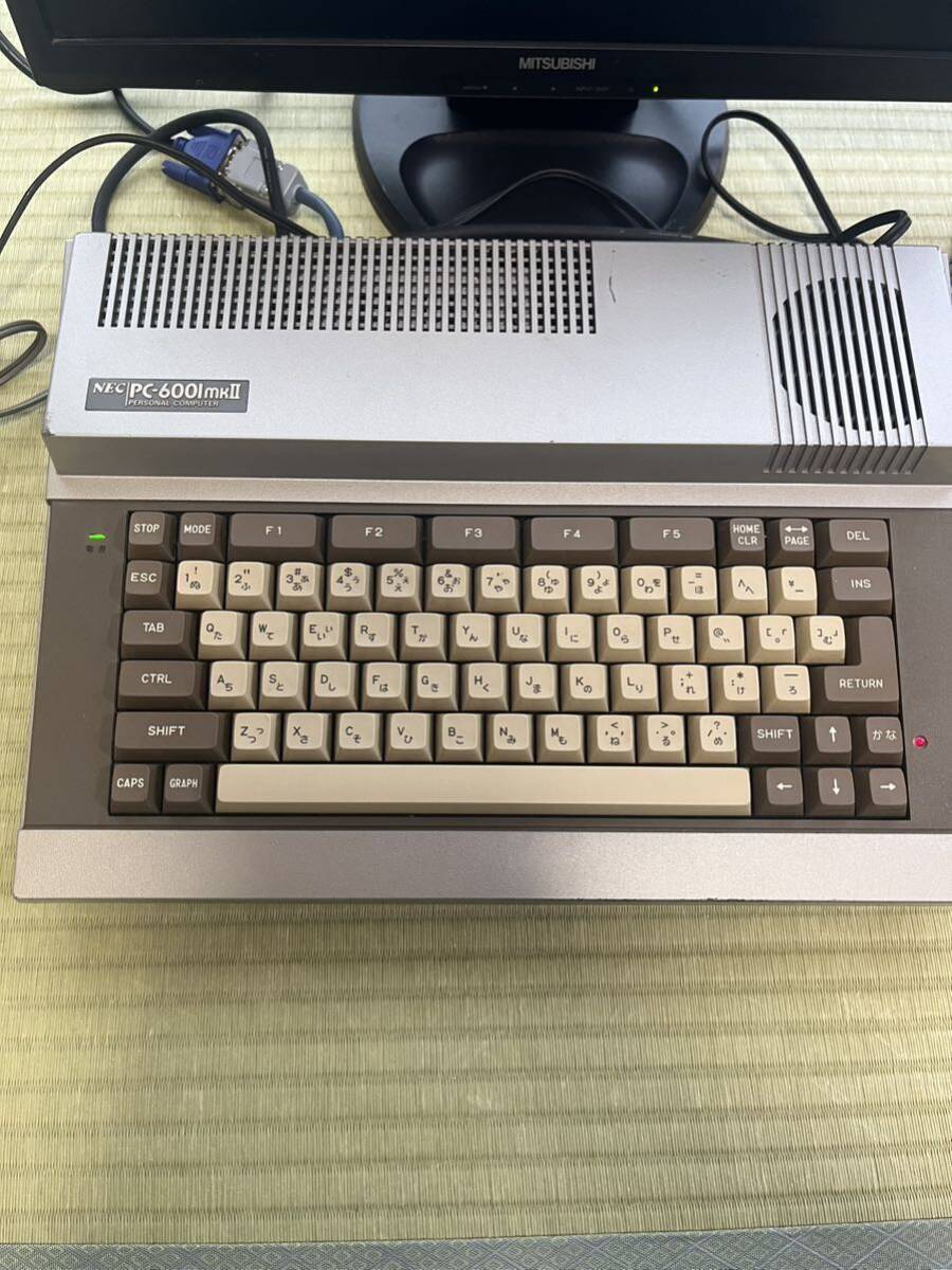 Yahoo!オークション - レトロPC NEC パソコン pc-6001mk2本体のみ 動作