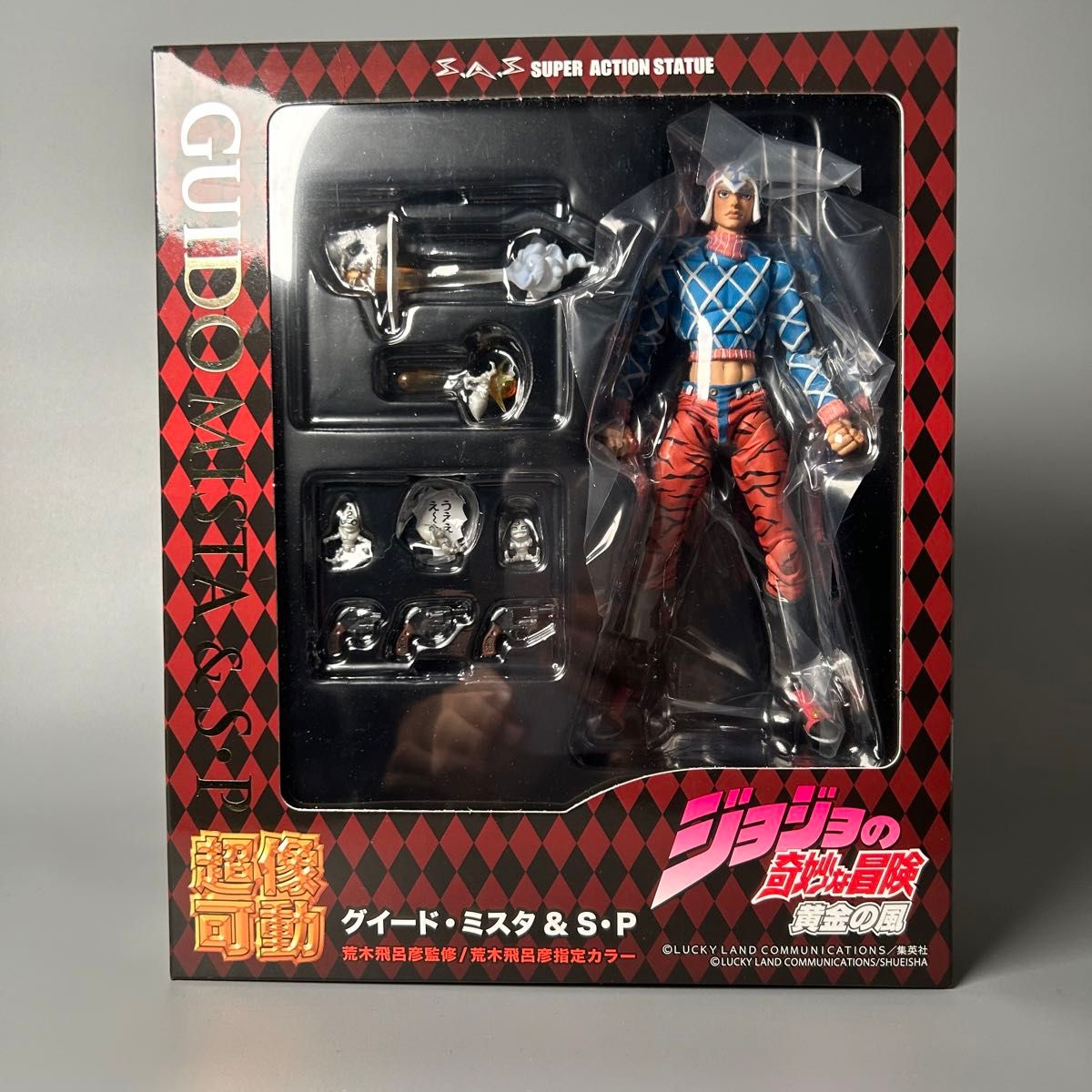 新品未開封 超像可動 ジョジョの奇妙な冒険 第五部 グイード・ミスタ