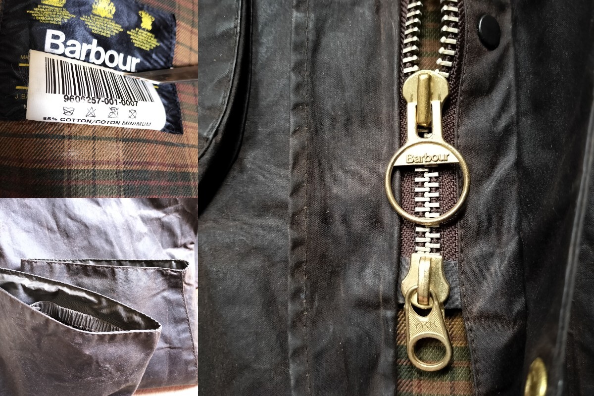 90s Barbour Gamefair c40 ラスティック ブラウン 3クラウン ゲーム