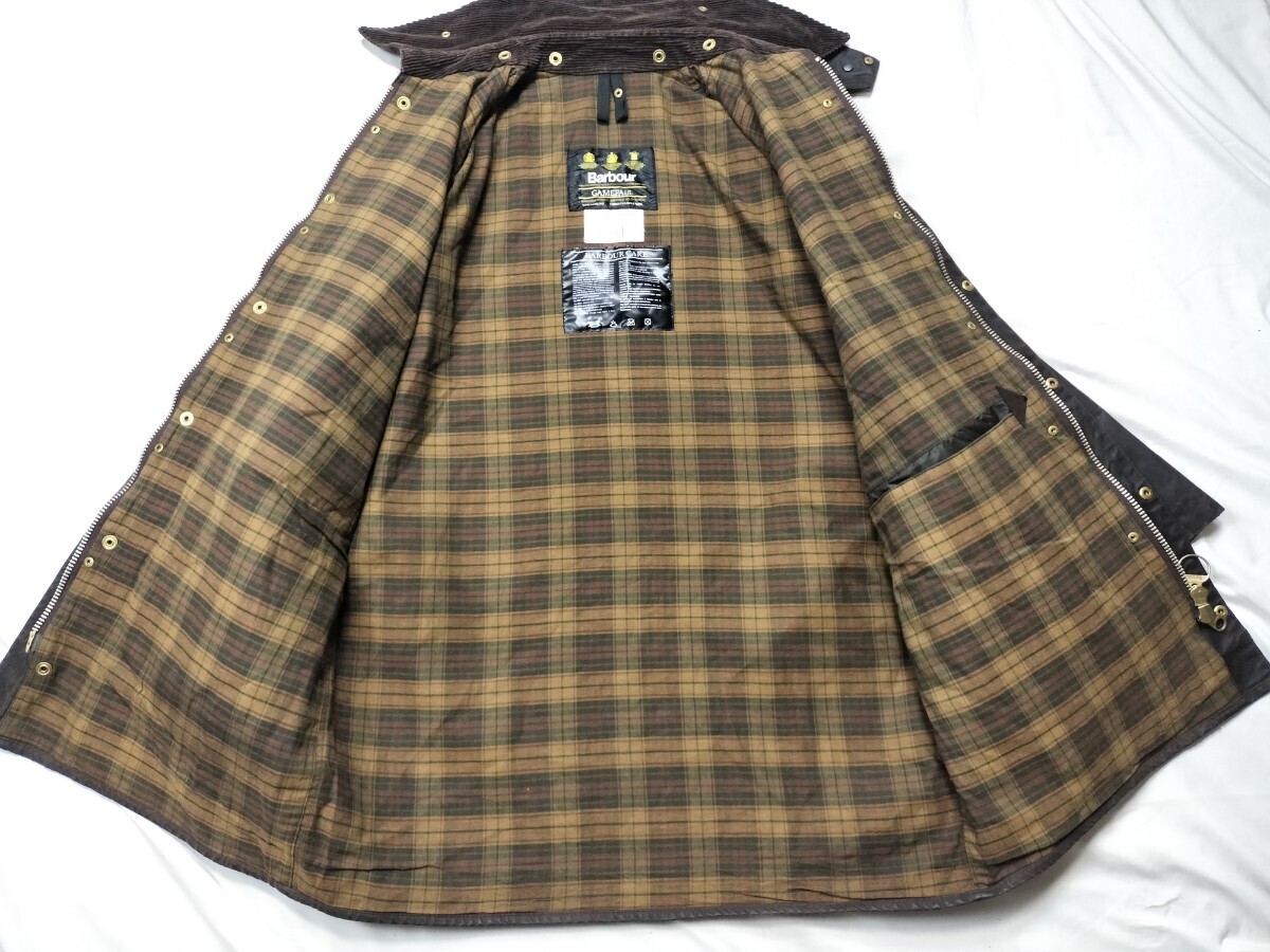 90s Barbour Gamefair c40 ラスティック ブラウン 3クラウン ゲーム