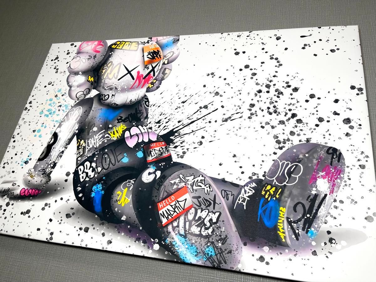 No 86 木枠付きキャンバスアート ブランドアートポスター バンクシー