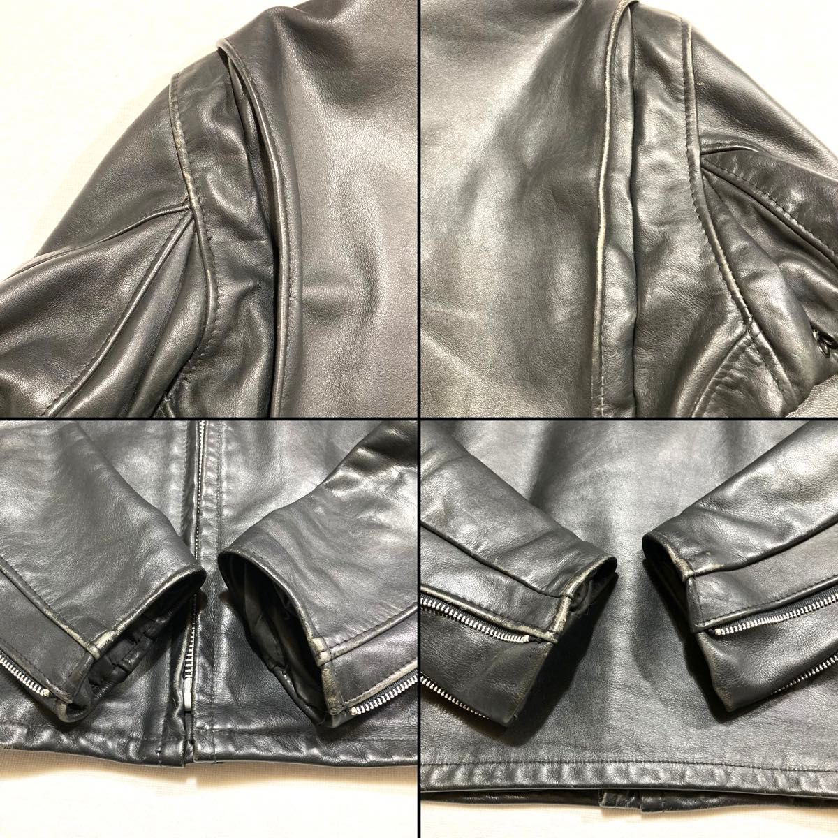 良品 】 schott 641 サイズ40 シングルライダース ライダース