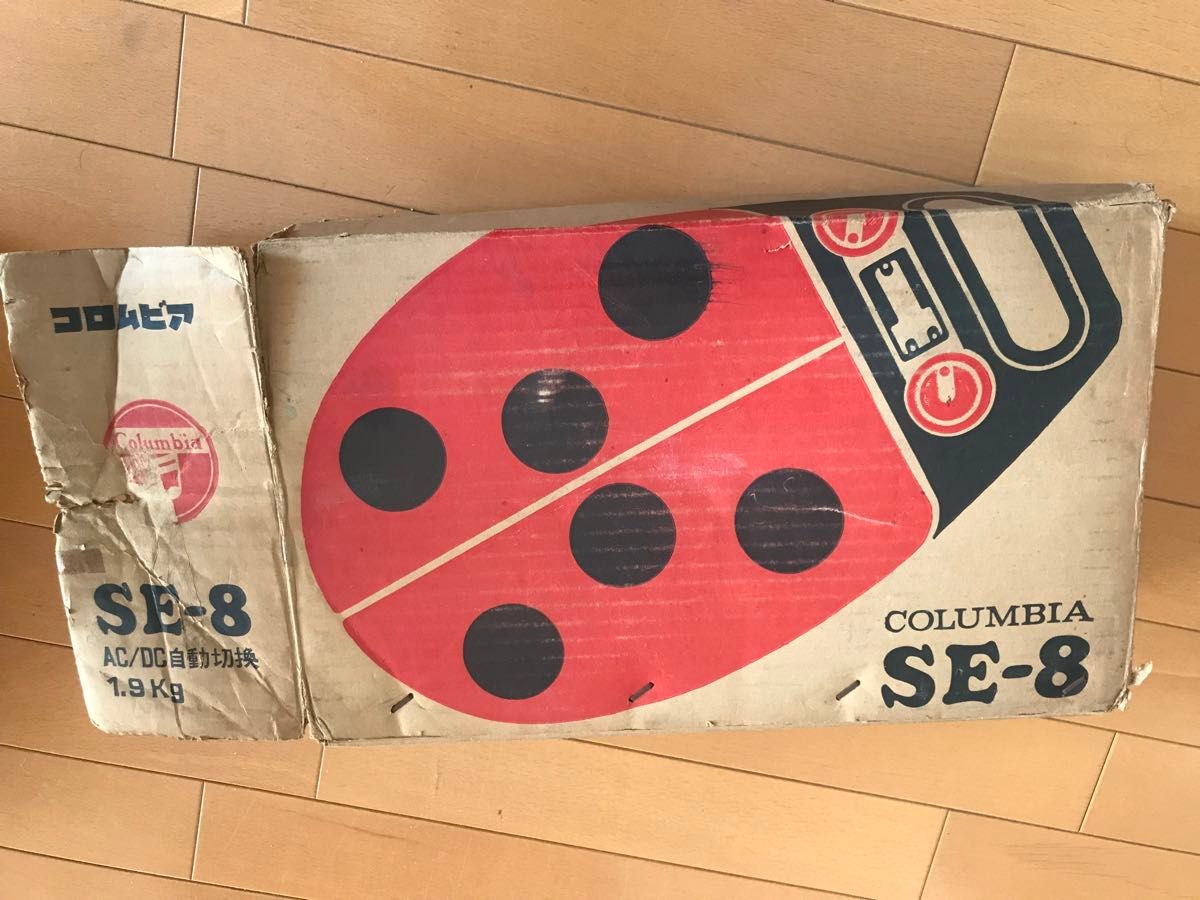 昭和レトロ Columbia コロンビア製 レコードプレーヤー てんとう虫 SE