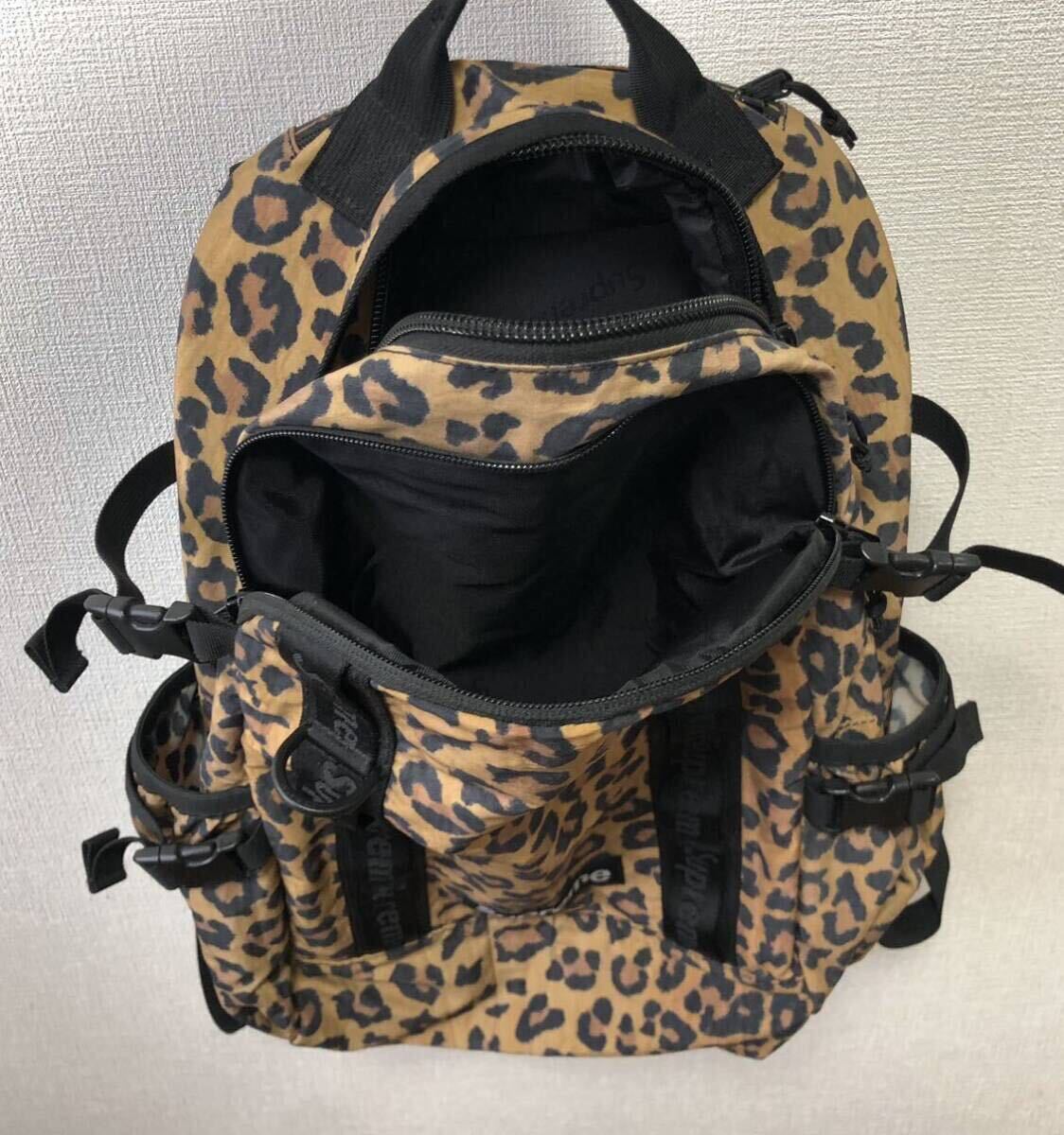 美品 20FW Supreme Backpack Leopard シュプリーム コーデュラ バック