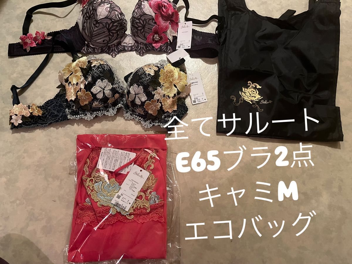 Salute サルート 福袋 E65 59g GBブラ＋E65 61g VIブラ＋Mサイズ73g RP