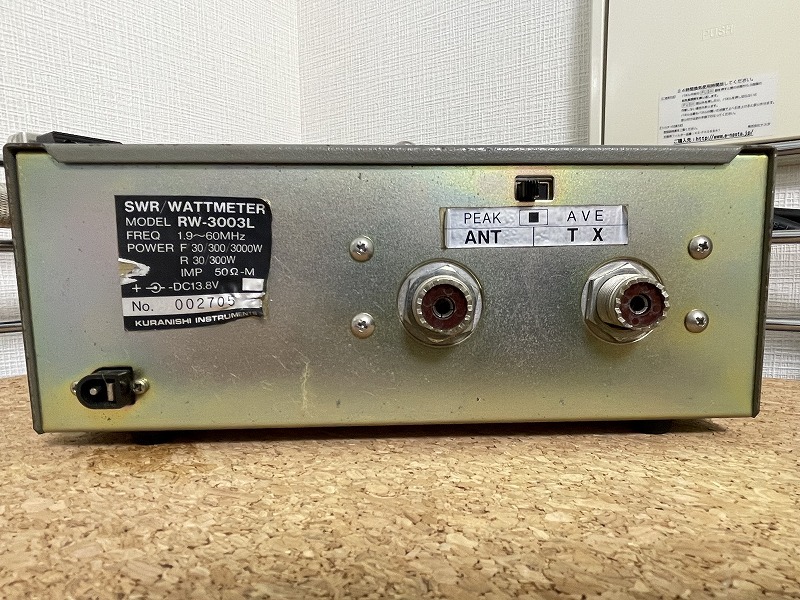 Yahoo!オークション - クラニシ KURANISHI RW-3003L SWR & POWER METER