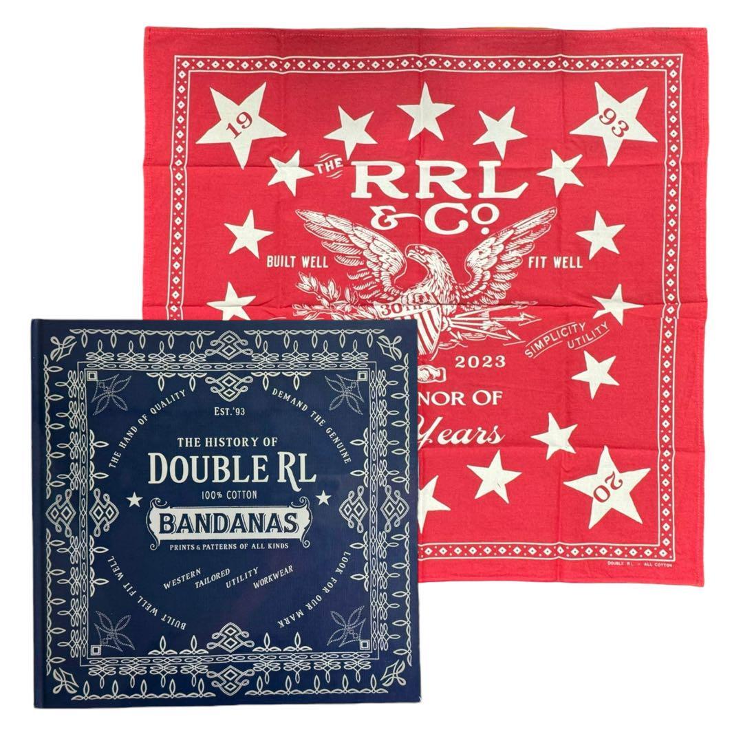 RRL ダブルアールエル 未使用 DOUBLE RL 30周年記念バンダナ 麻袋付