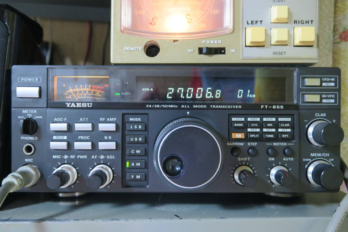 Yahoo!オークション - YAESU FT-655 24/28/50MHz ALL MODE 100W改造 ゼ