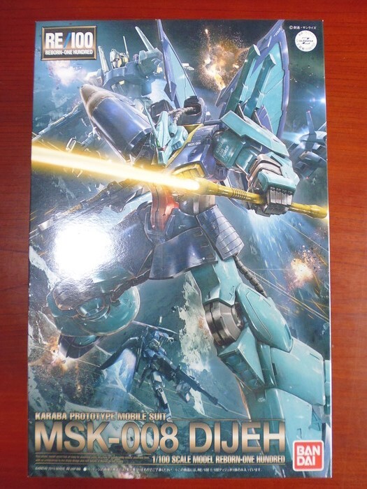 Yahoo!オークション - バンダイ RE／100 1／100 MSK-008 ディジェ 未組