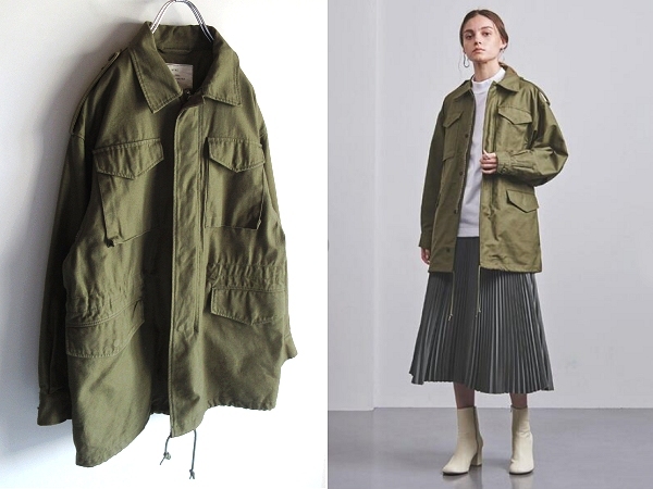 Yahoo!オークション - 定番 HYKE ハイク M-51 FIELD JACKET BIG FIT 米