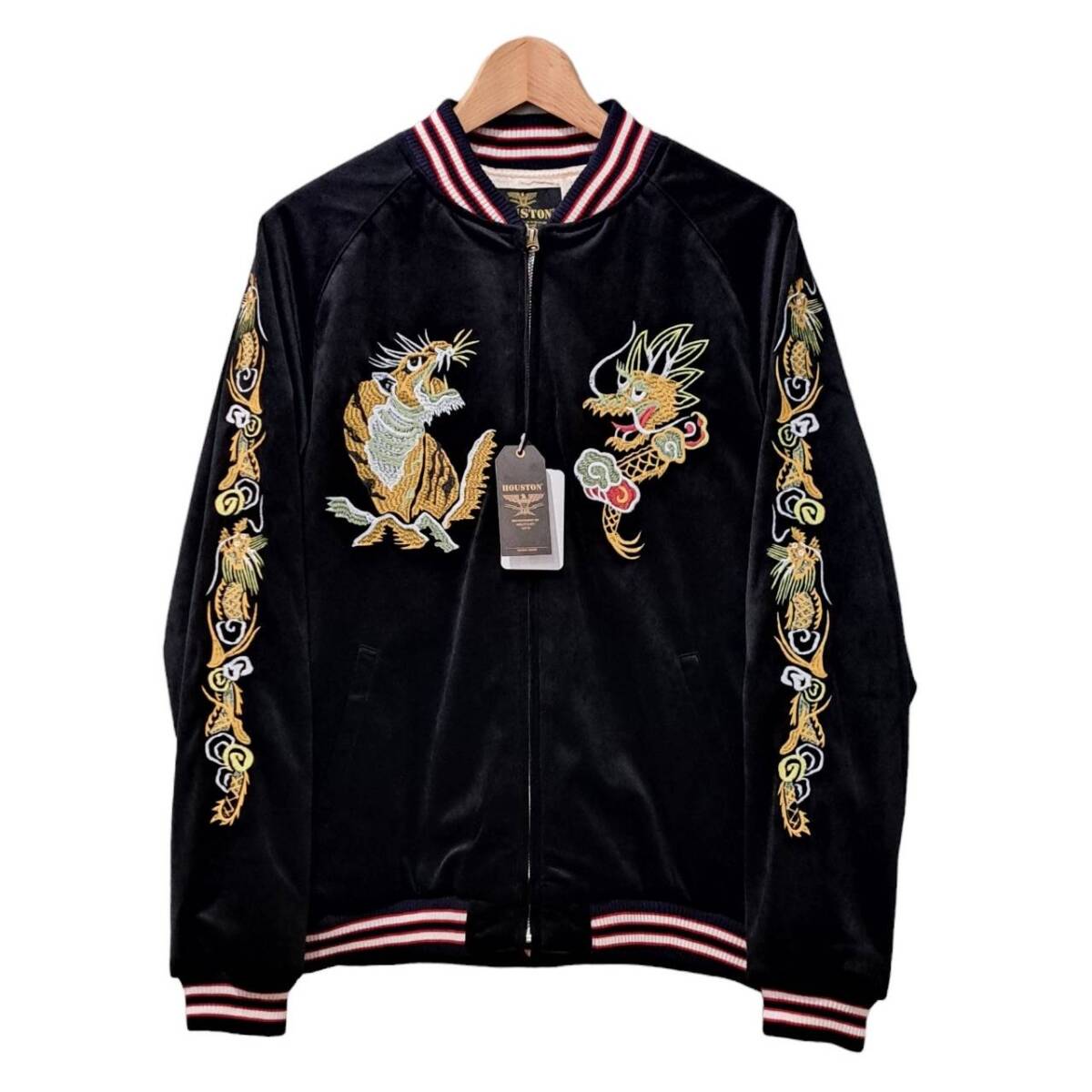 新品 HOUSTON ヒューストン 別珍 虎 龍 スーベニアジャケット
