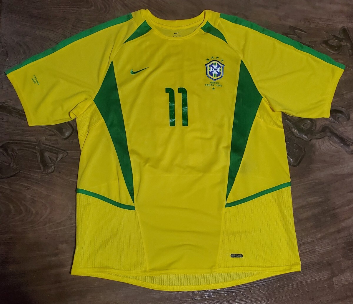 値下げ交渉 2002年 WC優勝記念 ブラジル代表 11 ロナウジーニョ NIKE