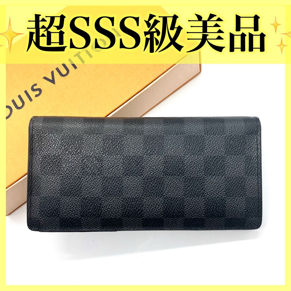 ルイヴィトン 長財布 ポルトフォイユ ブラザ ダミエ グラフィット