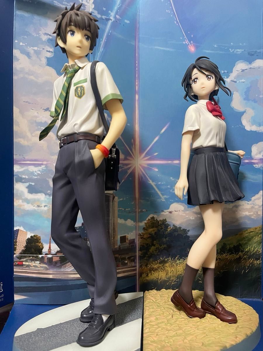 君の名は 立花瀧 宮水三葉 1/8スケール 塗装済み完成品フィギュア