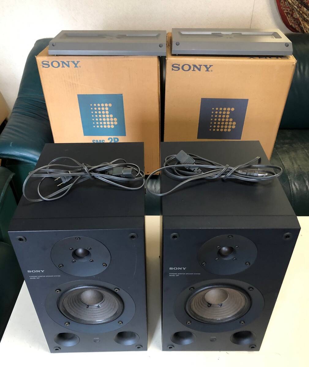 Yahoo!オークション - SONY パワードモニタースピーカー SMS-2P ペア