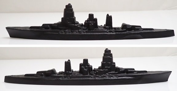 Yahoo!オークション - 実物艦材使用 旧日本海軍 戦艦 陸奥 引き揚げ記