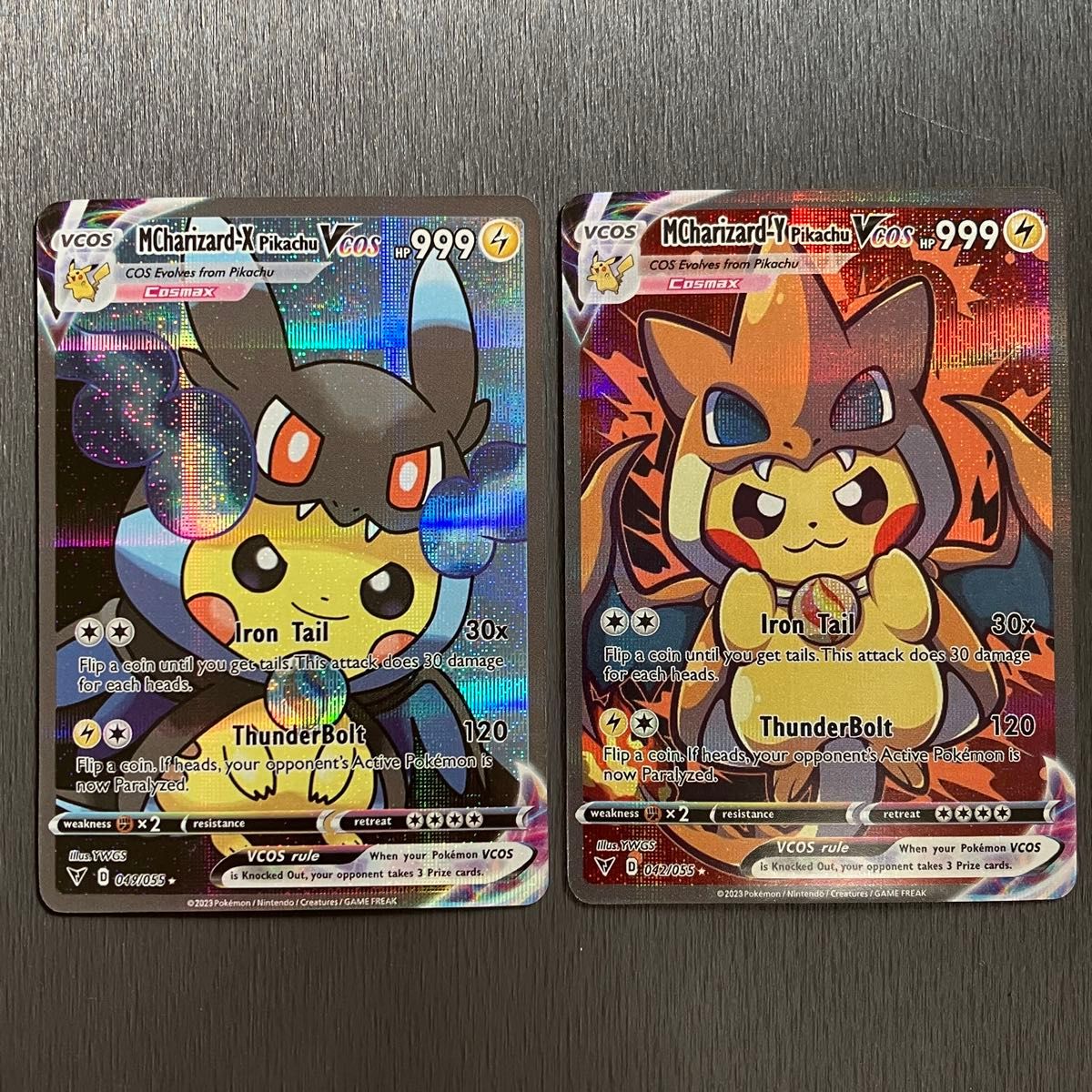 ポケモンカード メガリザードン xy ピカチュウ 海外版 2枚セット