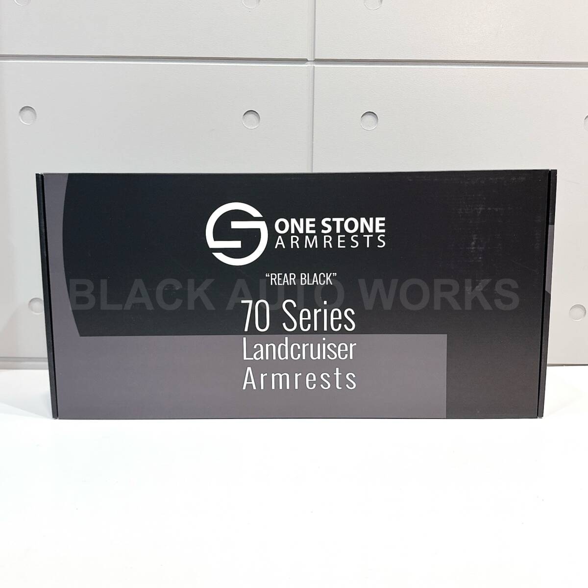 リア】ランクル70 ワンストーン アームレスト ブラック ONESTONE