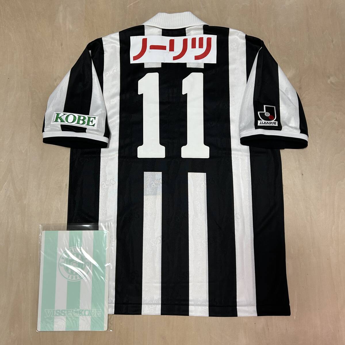 2001 01 ヴィッセル神戸 三浦知良 選手支給品 ユニフォーム アシックス