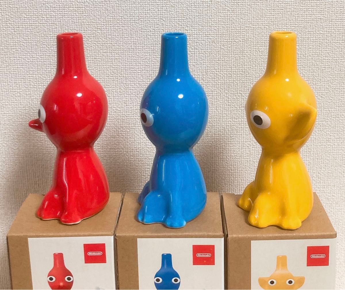 ピクミン 一輪挿し 花瓶 赤ピクミン 青ピクミン 黄ピクミン おまけ付き