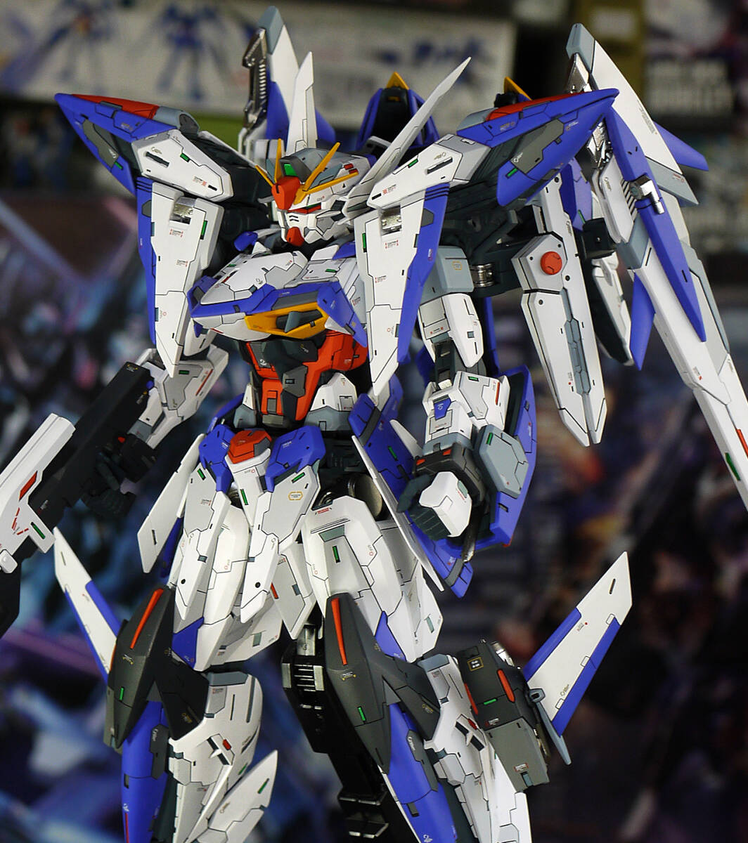 Yahoo!オークション - MGエクリプスガンダム 改修塗装済み完成品 1/100
