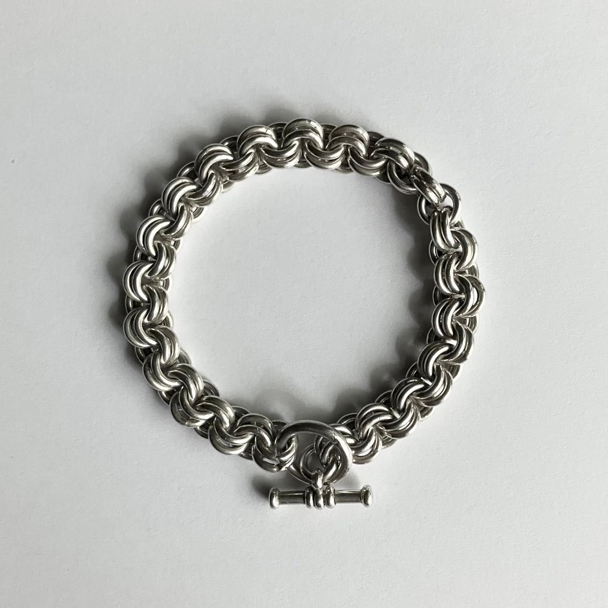 Mexican vintage Chain Link Bracelet Silver925 メキシカンジュエリー