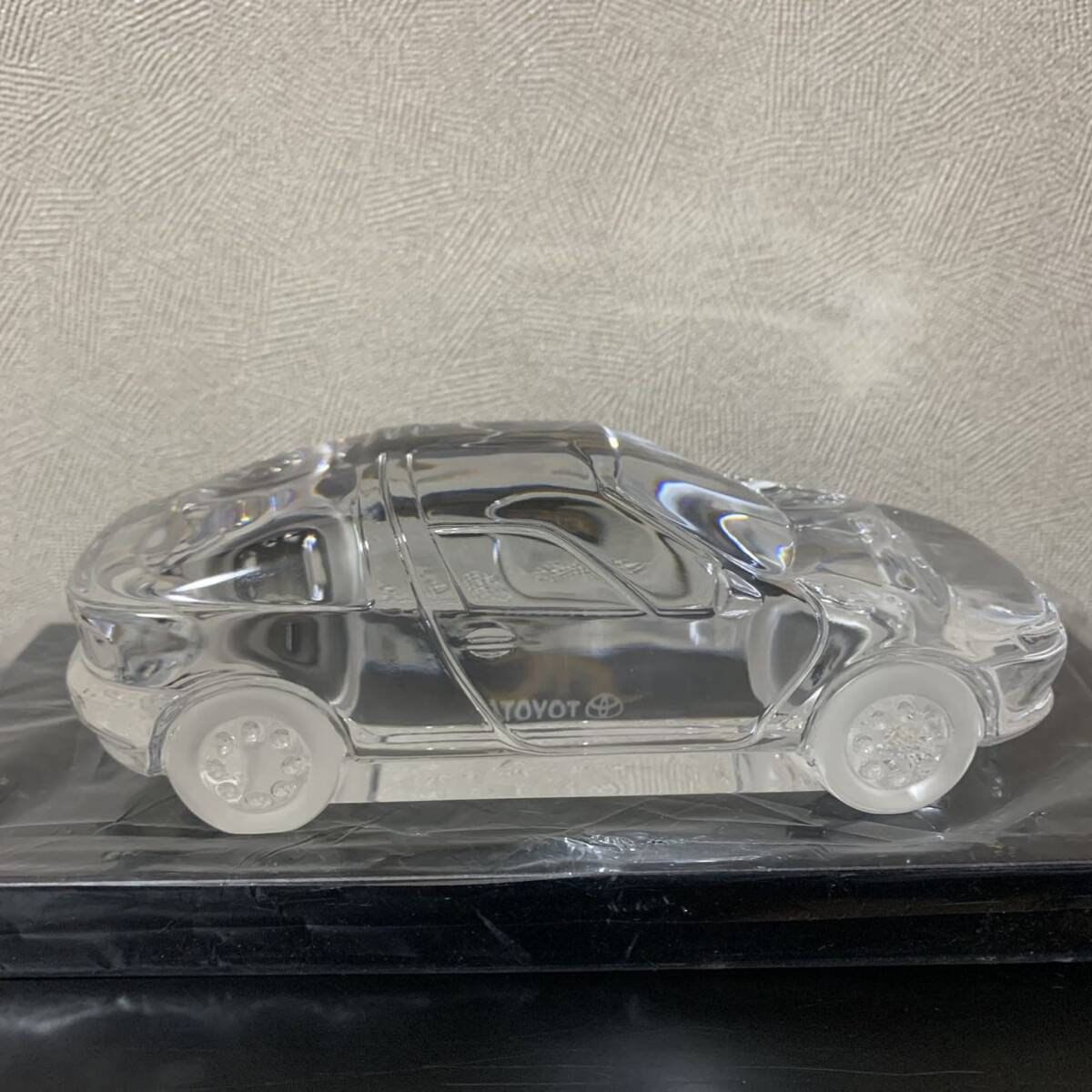 新品 非売品 トヨタ セラ HOYA ガラス クリスタルガラス オブジェ 置物