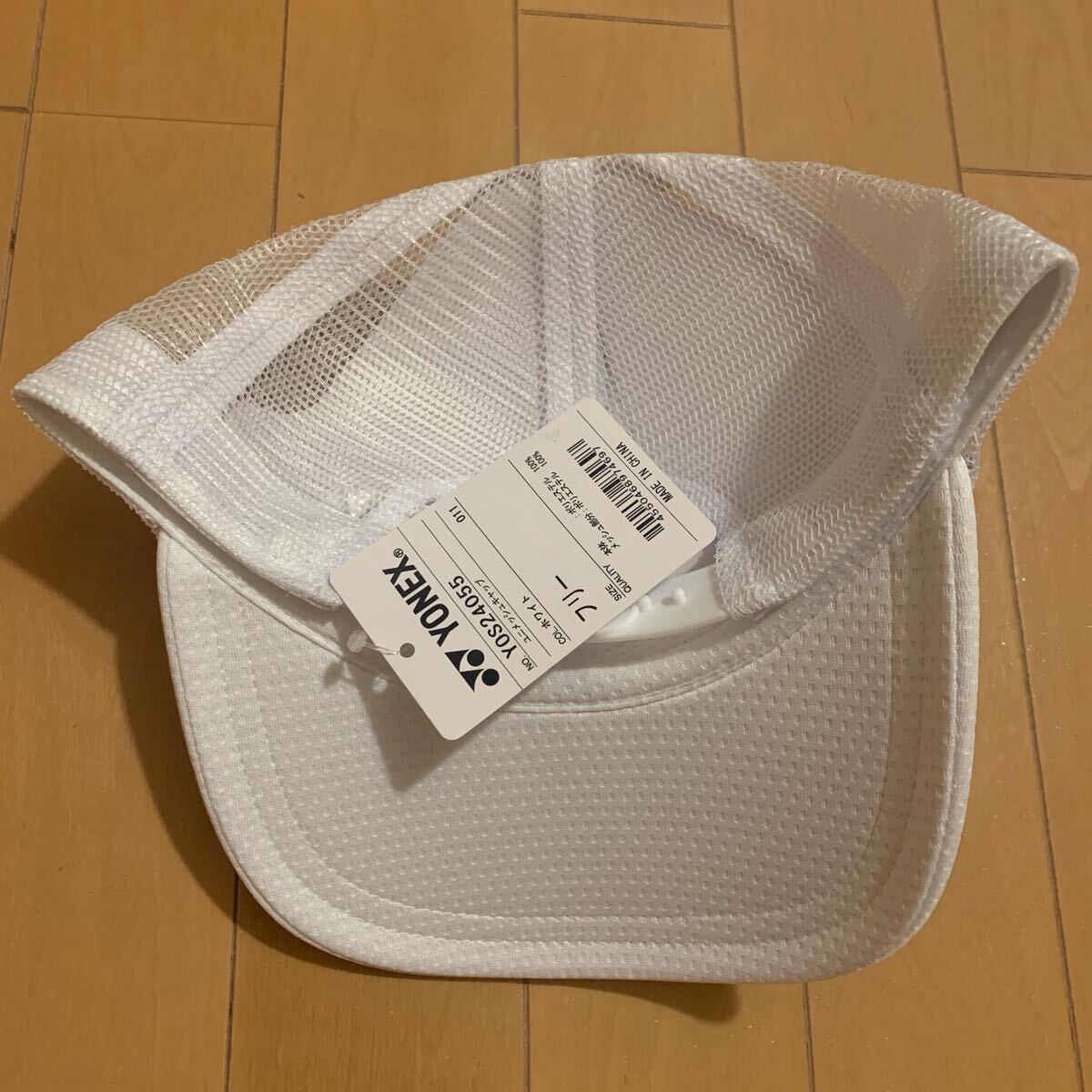 新品】送料無料ALLJAPAN限定 白金ホワイトゴールド帽子ユニメッシュ