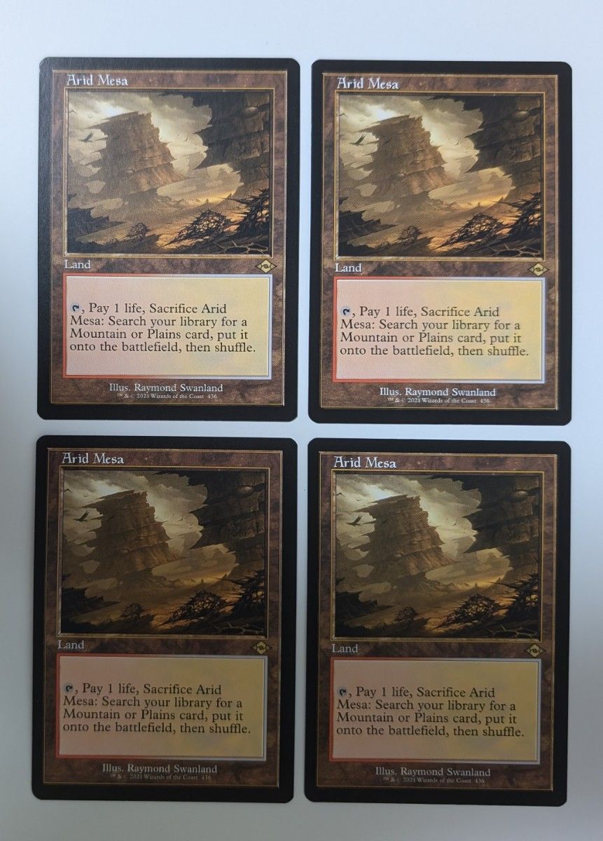 □MTG 乾燥台地 Arid Mesa 日4枚 MTG 乾燥台地 MTG 乾燥台地 Arid