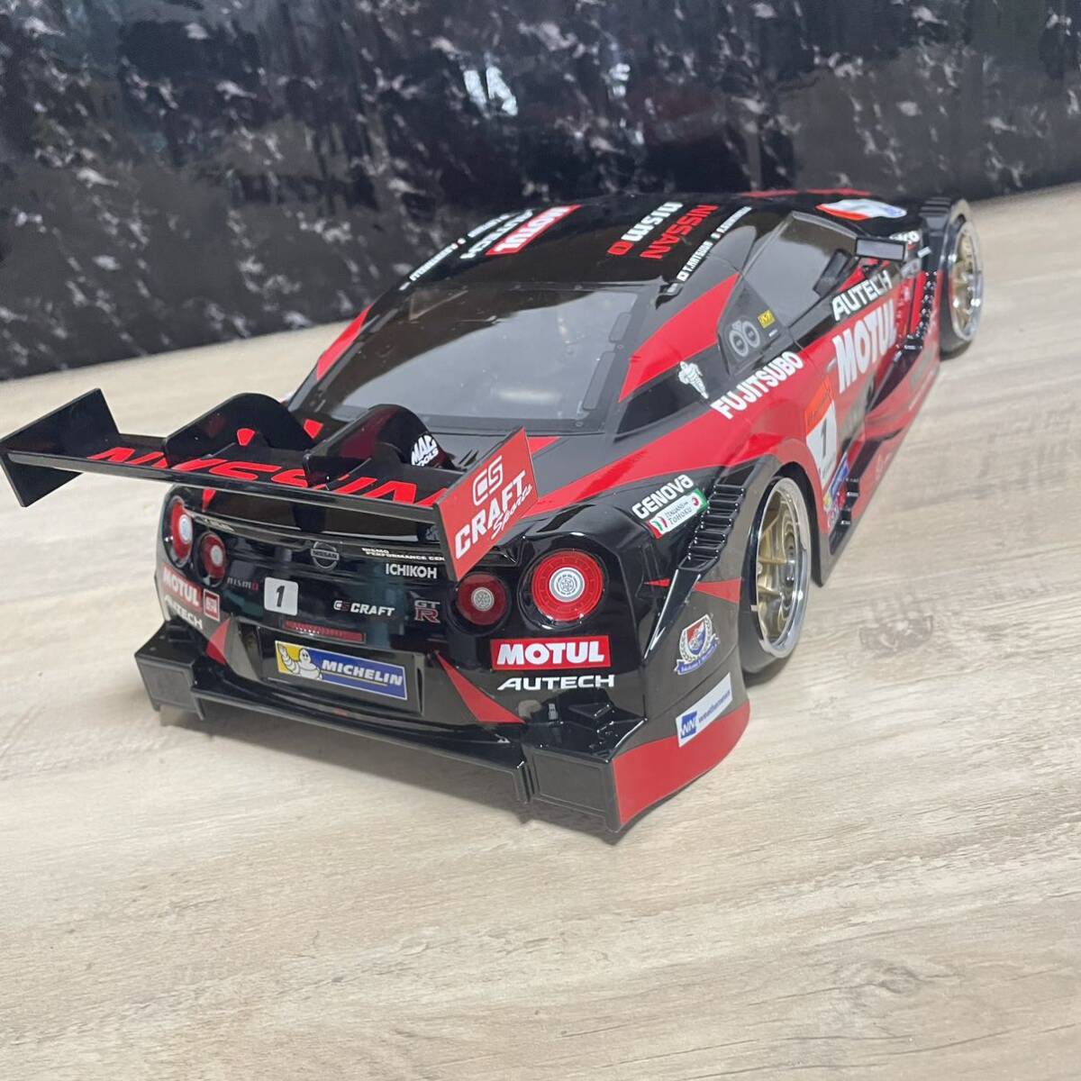 タミヤ モチュールスカイライン GT-R R35 1/10 ラジコンボディー