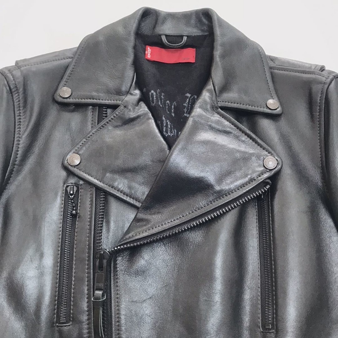 希少Levi'sリーバイス 本革レザーダブルライダースジャケットLバイカー