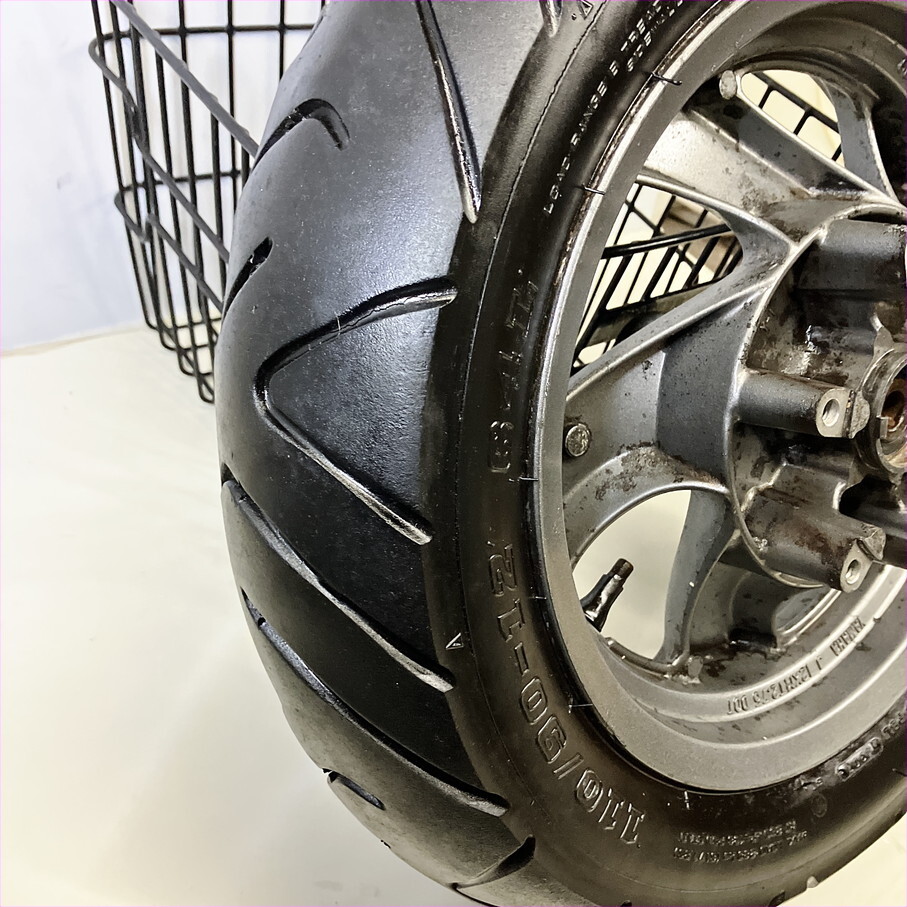 マジェC/フロント ホイール タイヤ マジェスティ250C SG03J 純正 J12