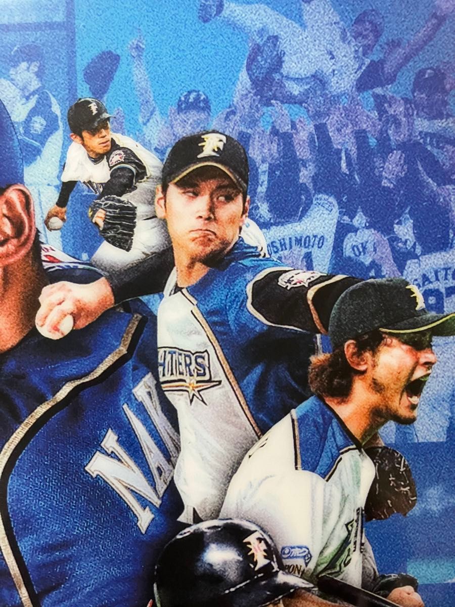 大谷翔平 ダルビッシュ有 日本ハム ファイターズ 選手集合 A4サイズ