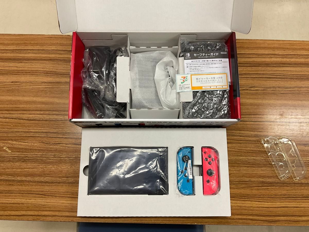 完品】Nintendo Switch 本体（L）ネオンブルー/（R）ネオンレッド