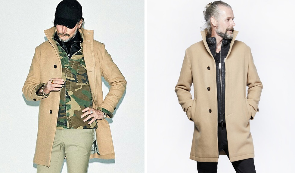 LEON掲載 定価9 1万 junhashimoto STAND COLLAR COAT 3 ベージュ