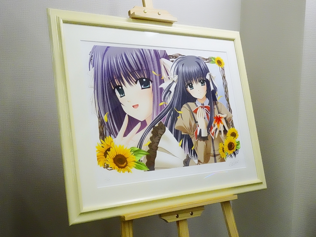 Yahoo!オークション - 西又葵 版画 「SAKURA」 12/25 SHUFFLE 八重桜