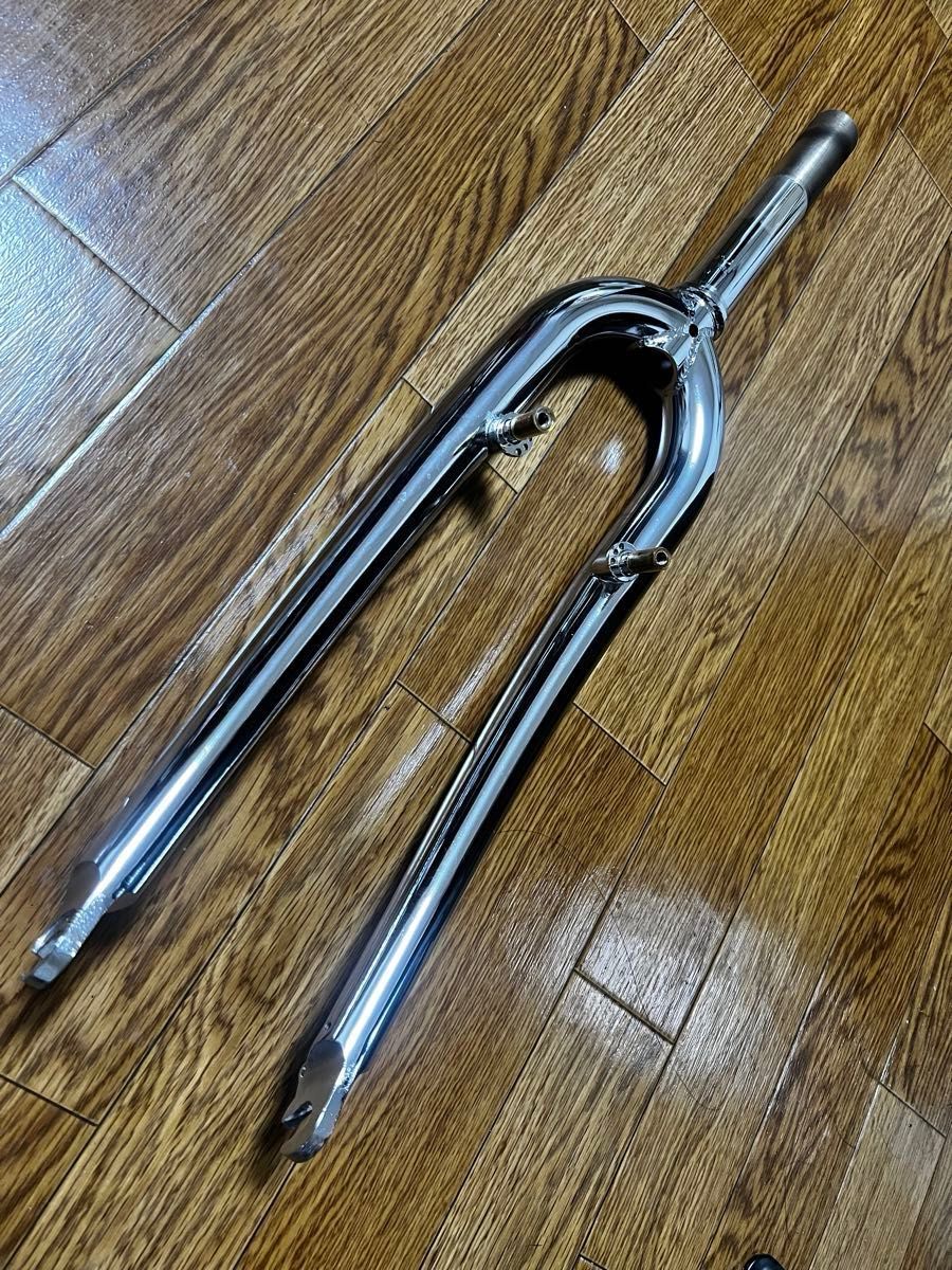 新品 希少品 TANGE フロントフォーク メッキ mtb 26インチ オーバー