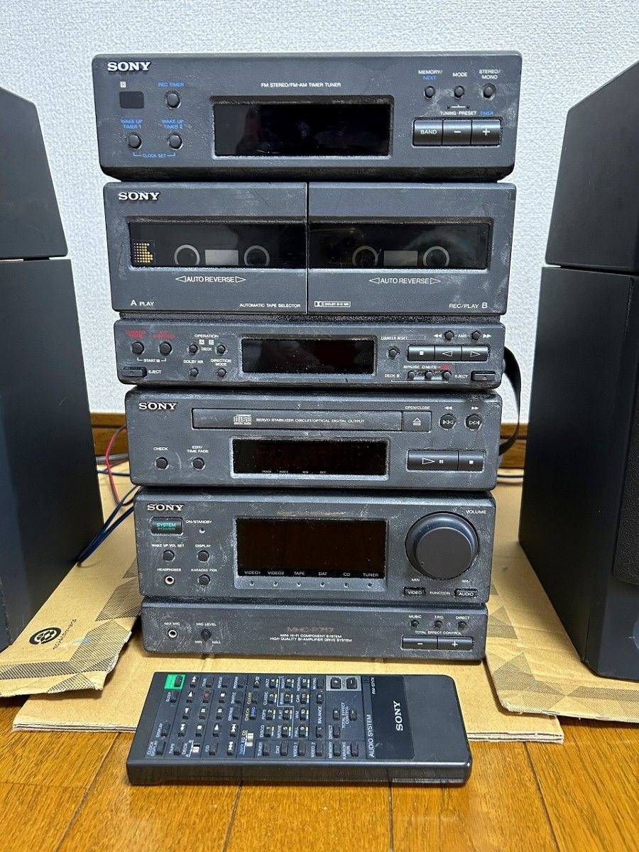 SONY ソニー システムコンポ ジャンク品 CDP-P717 TA-P717 ST-P717 TC