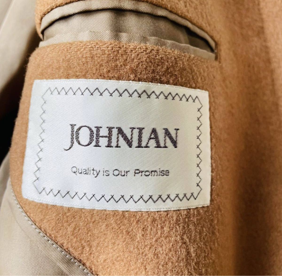 極上カシミヤ100% JOHNIAN ロングステンカラーコート 伊勢丹購入