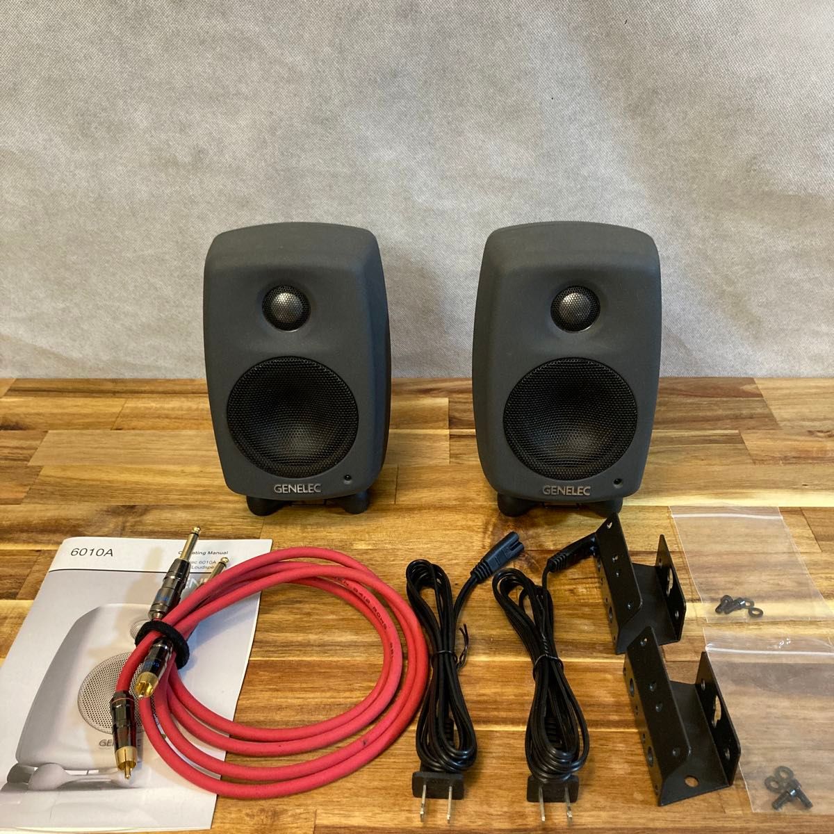 GENELEC 6010Aスピーカー【2セット】完動品 モニタースピーカー 付属品
