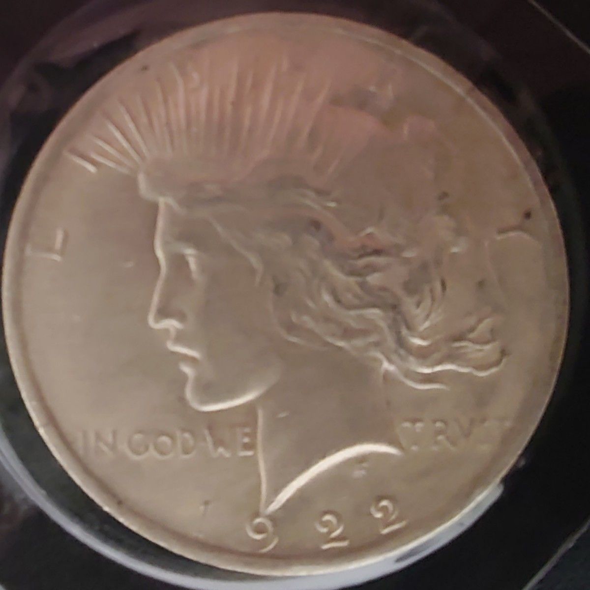 1922年 アメリカ銀貨 ピースダラー 1ドル銀貨 SV900 フランクリン