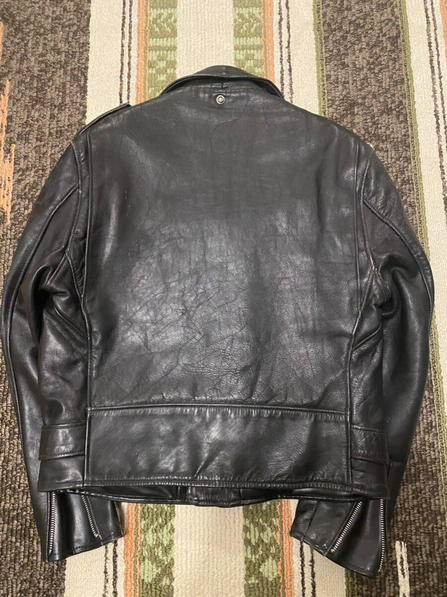 schott 60s~ サボテンタグ シングルライダース size44 60s Schott Bros