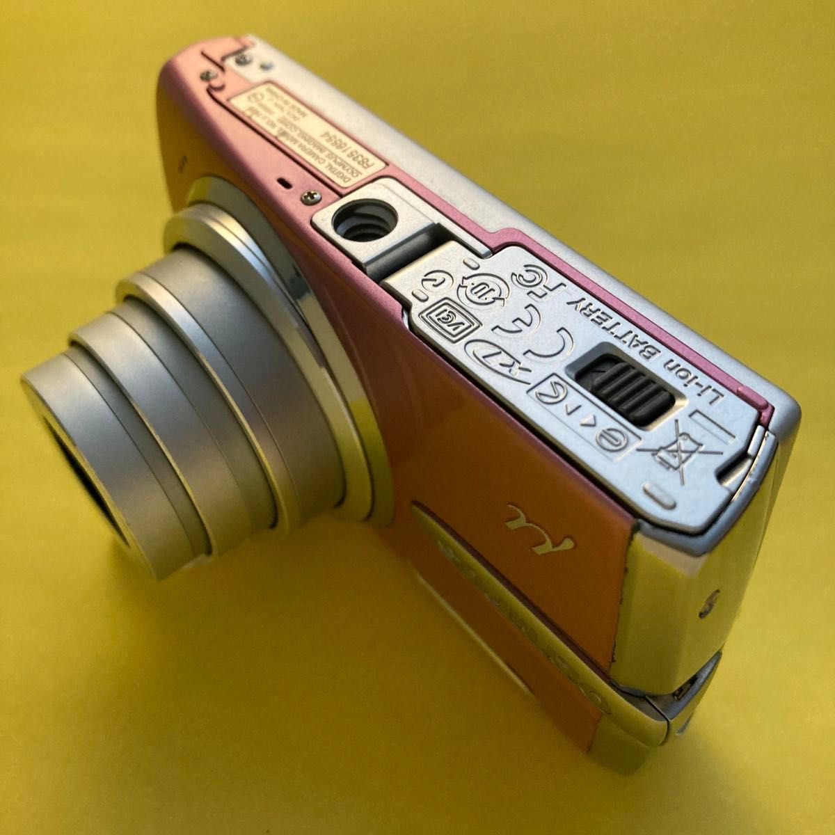 光学7倍ズーム OLYMPUS μ1020 ローズピンク 平成20年製CCDコンデジ