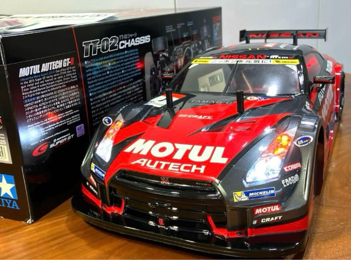 電飾付き SP 1584 MOTUL AUTECH GT-R スペアボディセット 51584 タミヤ
