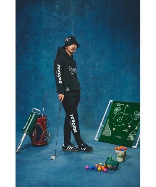 グレー】ZOZO × RENOMA × TANGRAM DOUBLE KNIT SETUP XLサイズ