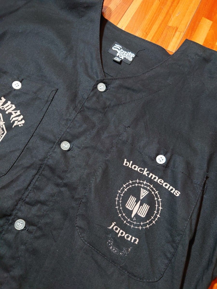 BRAHMAN × blackmeans 鯉口シャツ M / ダボシャツ ブラフマン TOSHI
